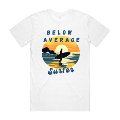 Below Average Surfer Mens Tee Thumbnail