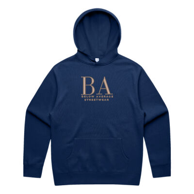 Below Average Streetwear Mens Embroidered Hoodie Thumbnail