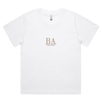 Below Average Streetwear Womens Shorter Embroidered Tee Thumbnail
