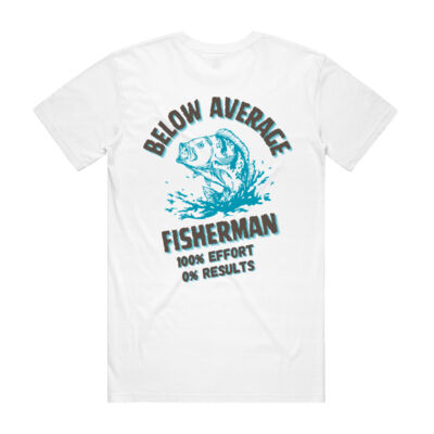 Below Average Fisherman Mens Tee Thumbnail